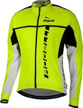 Rogelli Wielershirt LM Umbria2.0 Fluor/Zwart/Wit L