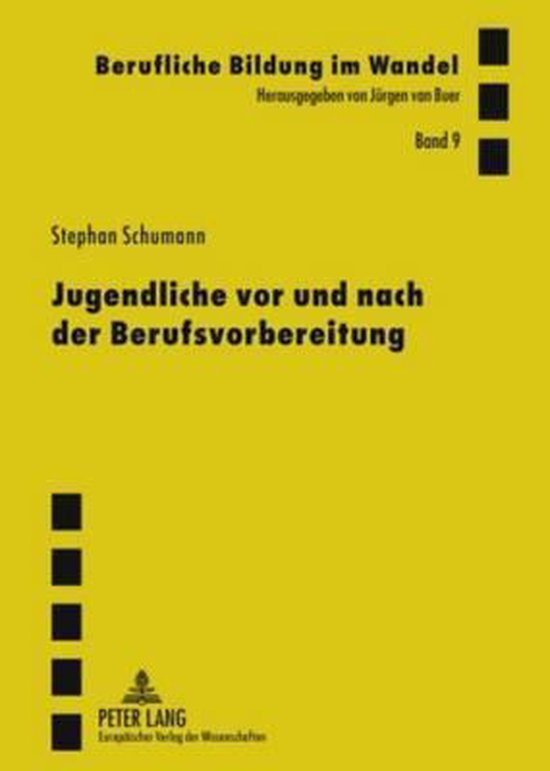 Jugendliche vor und nach der Berufsvorbereitung - cover