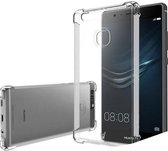 iCall - Huawei P10 Plus - TPU Case Transparant met Versterkte Rand / Shockproof (Silicone Hoesje)