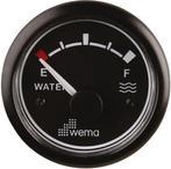 Foto: Wema tankmeters water zwart