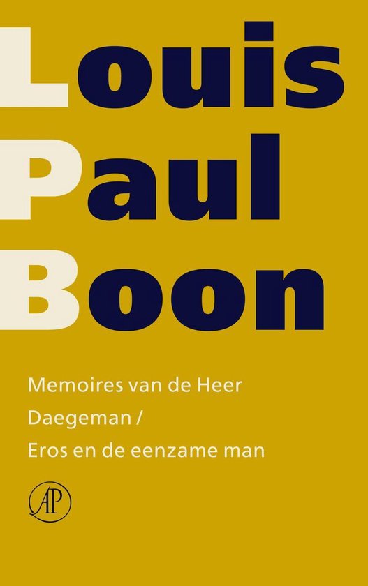 Verzameld werk L.P. Boon 18 - Memoires van de Heer Daegeman  ... - cover