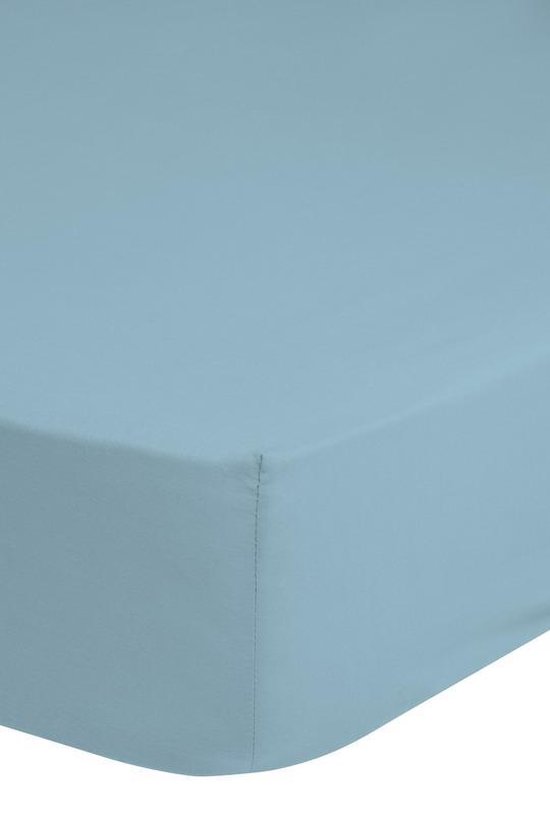 vocaal in het midden van niets Vervelen Jersey hoeslaken, lichtblauw - 140 x 200 cm | bol.com