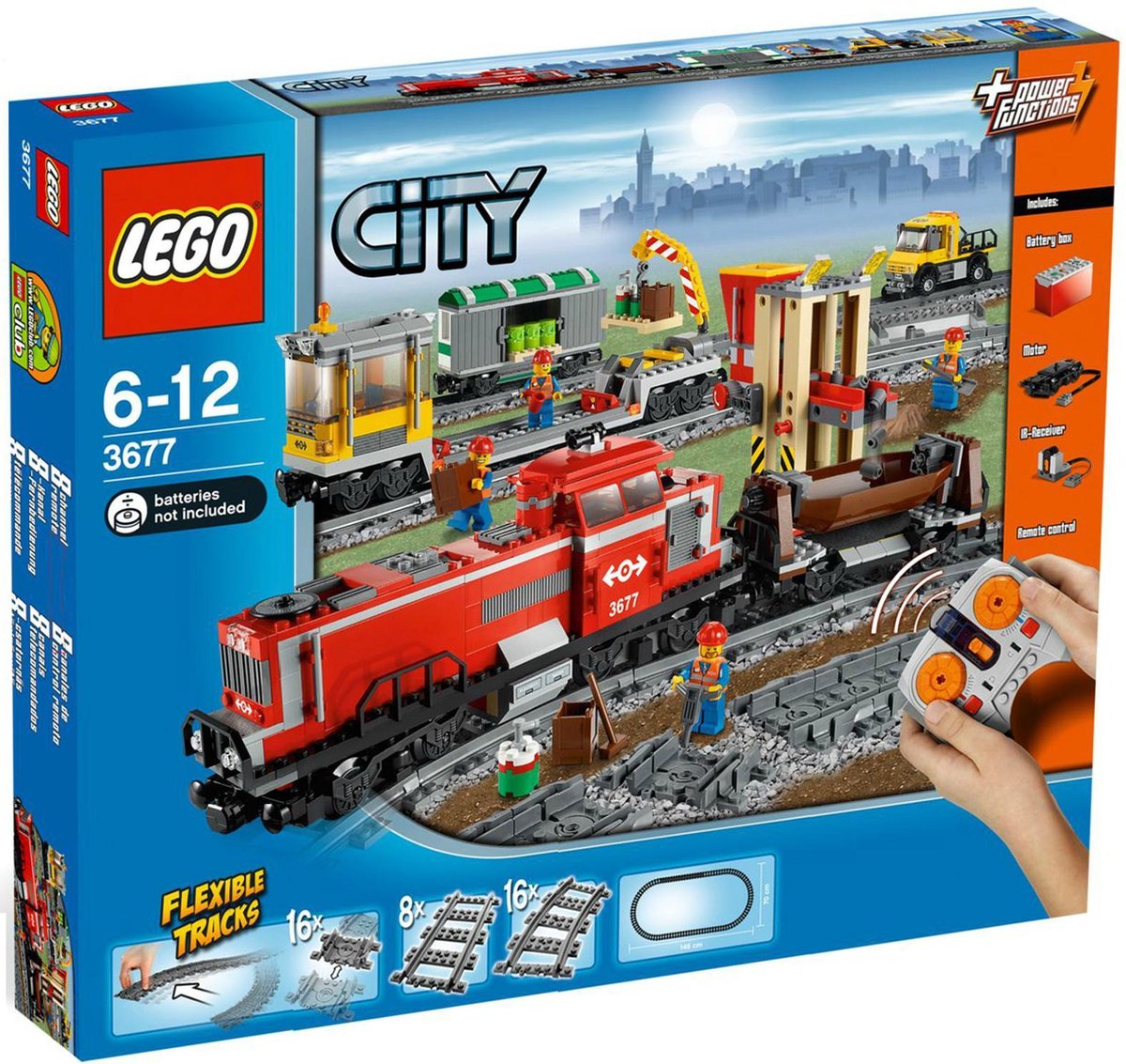 Scepticisme Encyclopedie valuta LEGO City Goederentrein - 3677 | bol.com