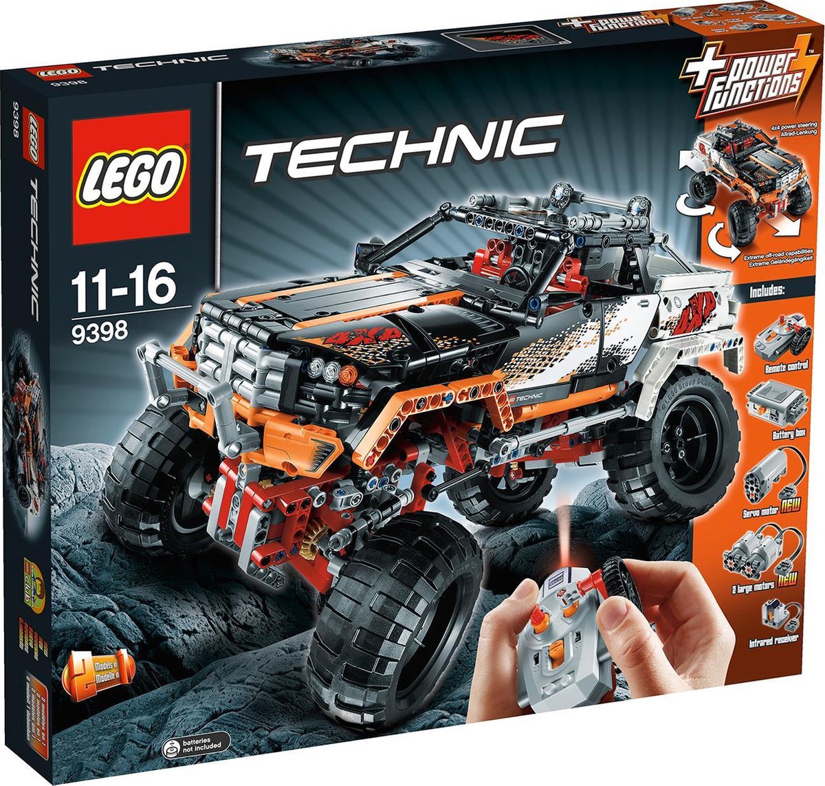 Hedendaags Onbevredigend zacht LEGO Technic 4x4 Crawler - 9398 | bol.com