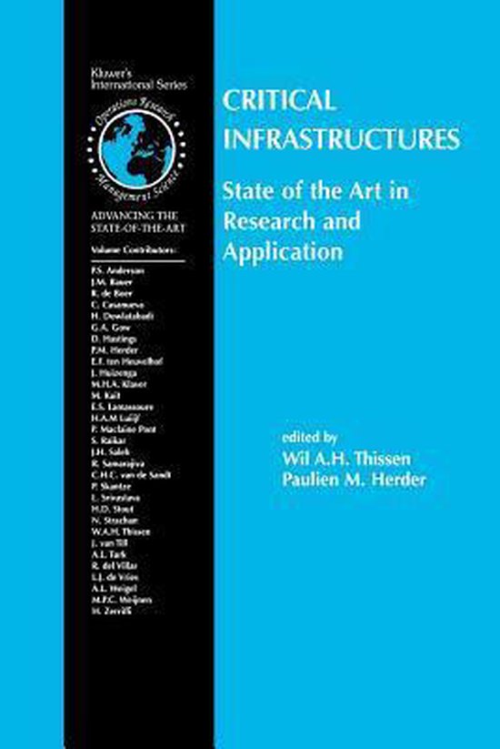 Critical Infrastructures State of the Art in Research and Ap ... - cover