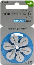 Piles pour aides auditives Rayovac Implant Plus PO675 zinc-air 6 pcs