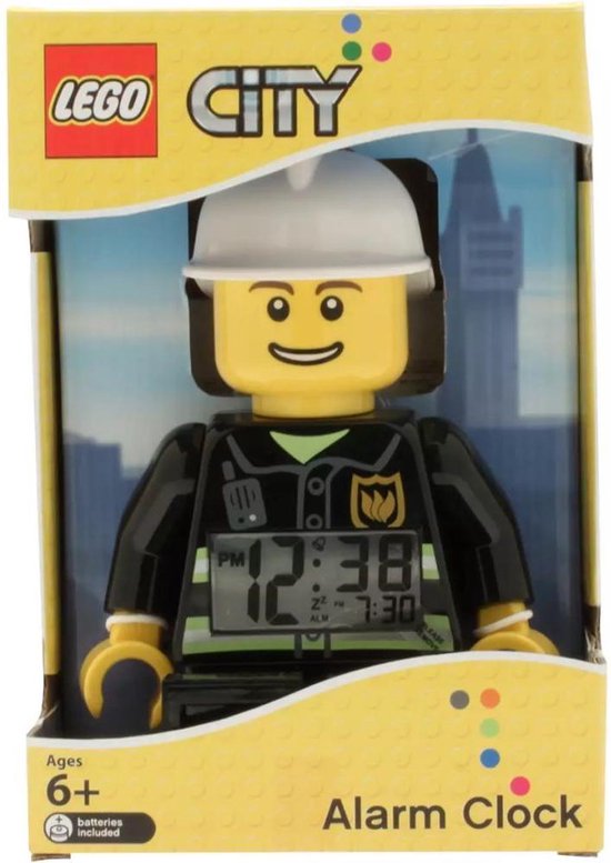 LEGO CiTY Wekker brandweerman kunststof 9002274 | bol.com