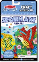Melissa & Doug - On-the-Go Crafts - Sequin Art - Animals