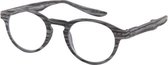 Leesbril INY Hangover Panto G59500 Zwart grijs +2.50