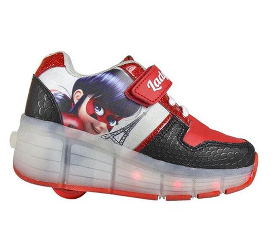 Kijker ergens Lift Ladybug Sneakers/Rolschoenen maat 30 - Schoenen met wieltjes en LED  verlichting | bol.com