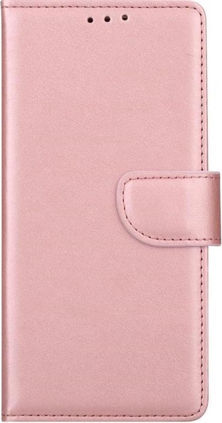 Bookcase Geschikt voor: Sony Xperia XZ2 - Rose Goud - portemonee hoesje