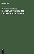 Onomasticon to Cicero's Letters
