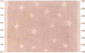 Lorena Canals - vloerkleed Hippy Stars - 120 x 175 cm - vintage nude