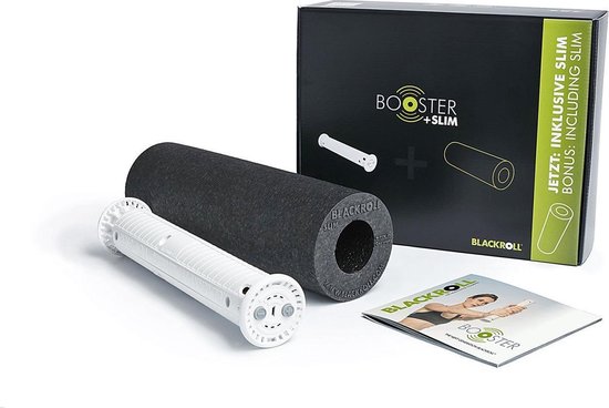 Blackroll Booster Massageapparaat voor Punctuele massage incl. gratis Slim Foam Roller - Wit