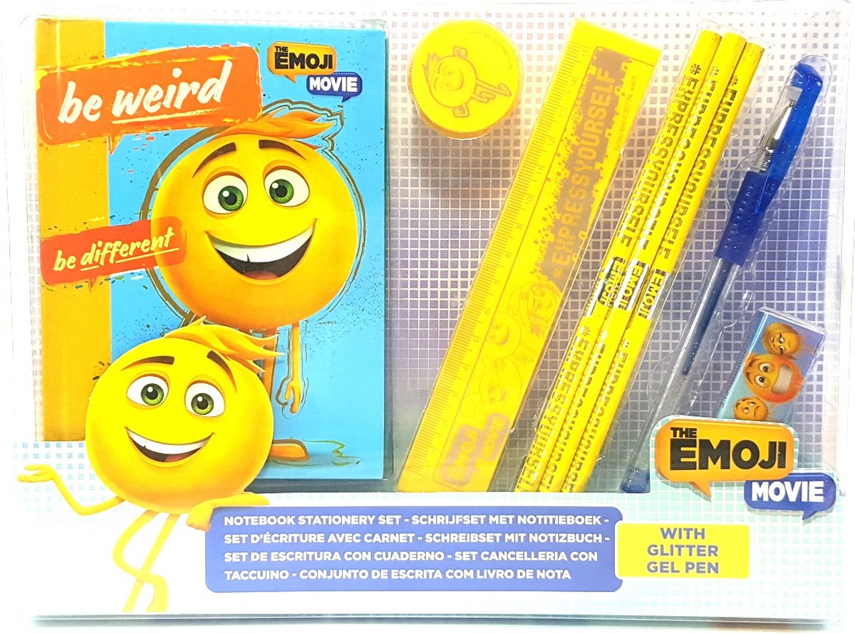 Emoji Schrijfset Emoji 8-delig