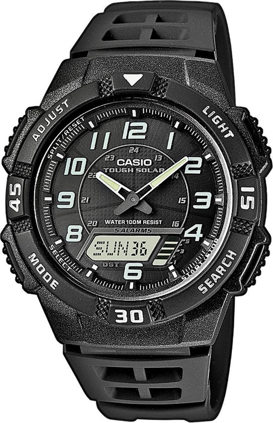 Casio AQ-S800W-1BVEF - Montre - 42 mm - Silicone - Noir