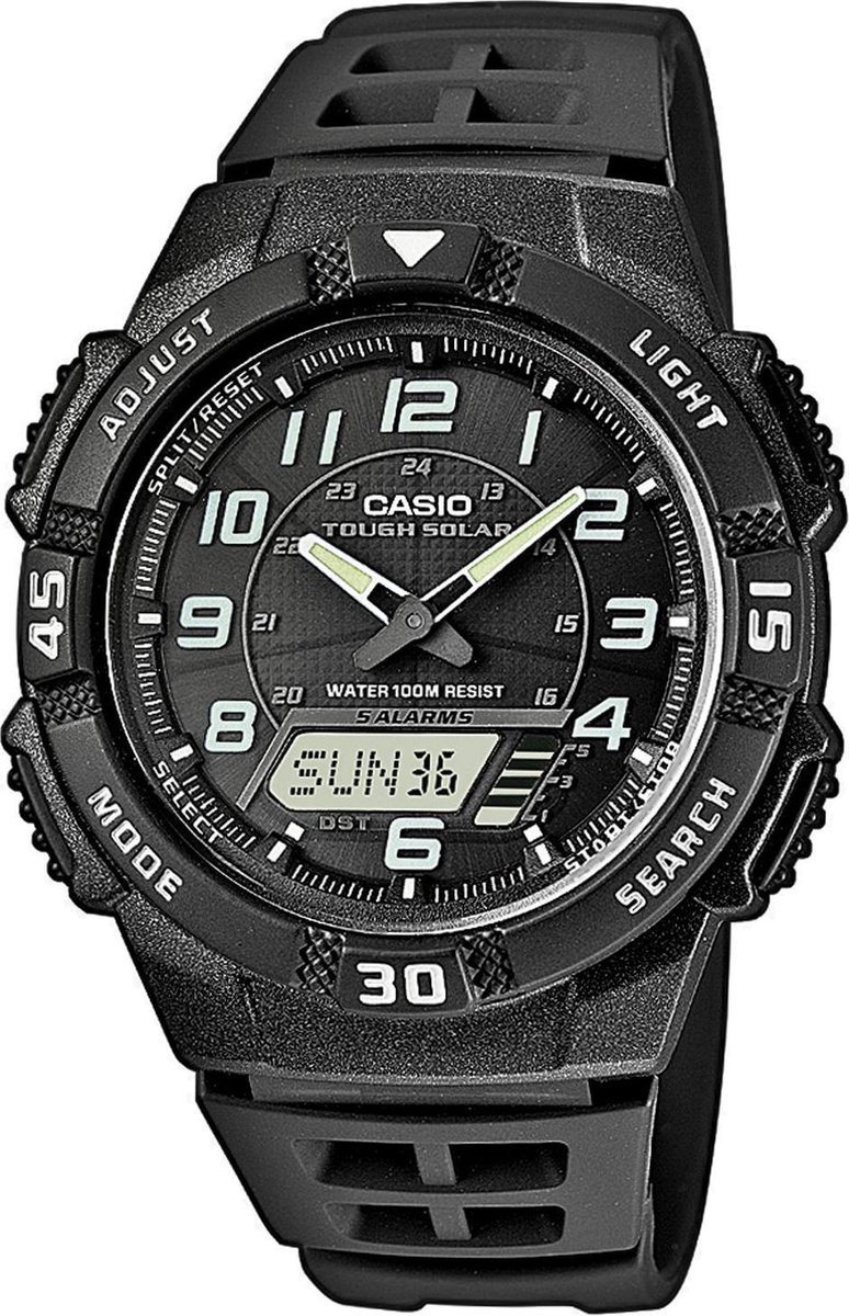 Casio AQ-S800W-1BVEF - Horloge - 42 mm - Siliconen - Zwart