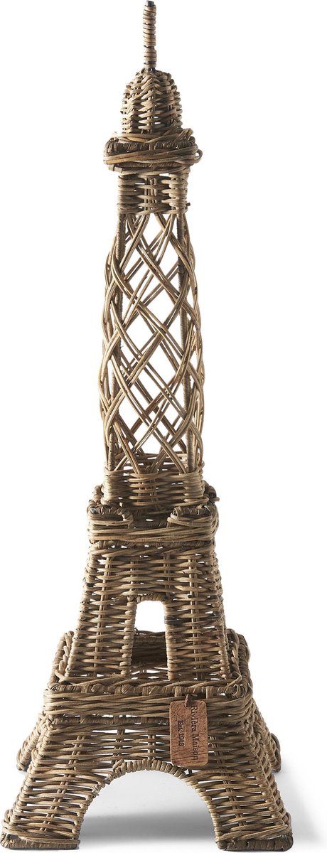 Democratie Of Vernietigen Rivièra Maison Rustic Rattan La Tour Eiffel - Decoratief Beeld - Rattan -  Bruin | bol.com