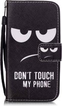 Do not touch book case hoesje wallet LG K4