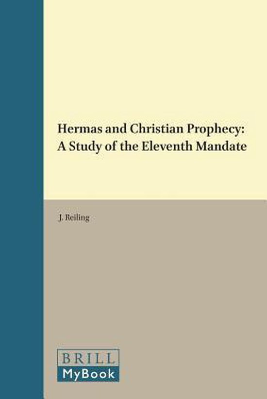 Foto: Novum testamentum supplements hermas and christian prophecy