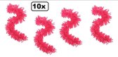 10x P.V.C. slinger brandvertragend roze
