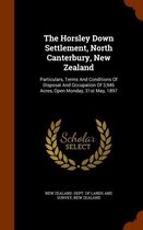 The Horsley Down Settlement, North Canterbury, New Zealand