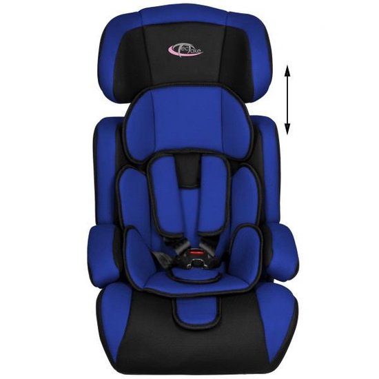 Brig Periodiek Matron TecTake autostoel - 9 tot 36 kg - blauw / zwart - met extra vulling -  400569 | bol.com