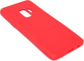Siliconen TPU hoesje rood Geschikt voor Samsung Galaxy S9