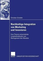 Nachhaltige Integration Von Marketing Und Innovieren