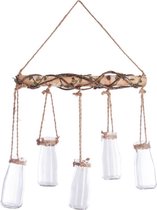 Ophangdecoratie Atmosphera Vaas Decoratief Jute (44,5 x 40,5 x 6 cm)