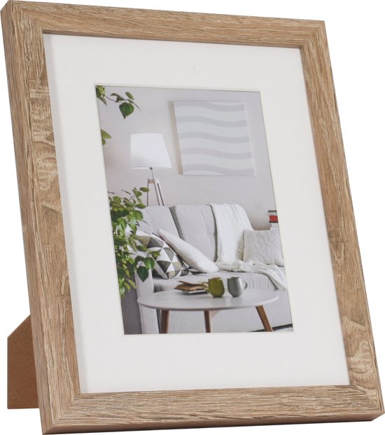 Cadre photo - Henzo - Moderne - Format photo 20x25 - Marron clair