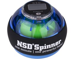 NSD Spinner Regular Pro - Blue: Uitgebreide Powerball Workout voor Grip & Armkracht, met Digitale Teller voor Topprestaties.