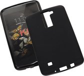 LG K8 TPU Back Cover Hoesje Zwart