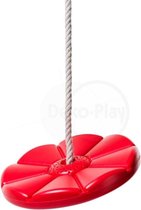 Déko-Play schotelschommel Rood met PH touwen