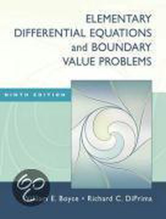 Elementary Differential Equations And Boundary Value Problem ... - cover