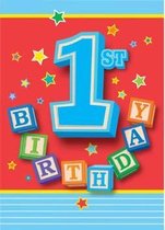 12 Uitnodigingen 1st birthday