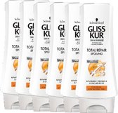 6x 200 ml Schwarzkopf Gliss Kur - Total Repair spoeling