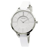 Sekonda Horloge - Zilverkleurig (kleur kast) - Wit bandje - 38 mm