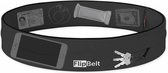 FlipBelt Classic - Running Belt – Hardloopriem voor Telefoon, Water en Meer – Unisex – Donkergrijs - XL