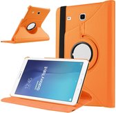 Xssive Tablet Hoes Case Cover 360� draaibaar voor Samsung Galaxy Tab E 8 inch T375 T377 Oranje