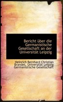 Bericht Ber Die Germanistische Gesellschaft an Der Universit T Leipzig
