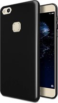 Zwart TPU siliconen case hoesje voor Huawei P10 Lite