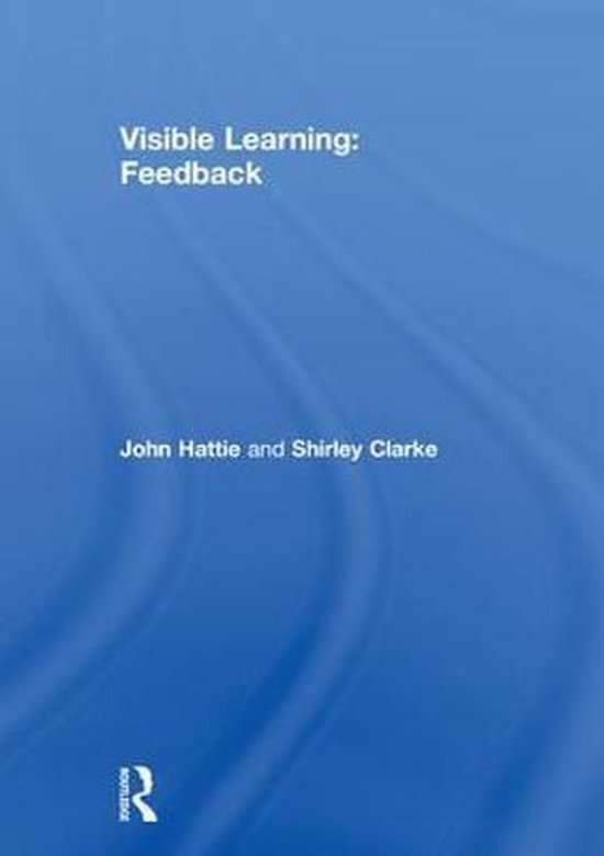 Visible Learning: Feedback - cover