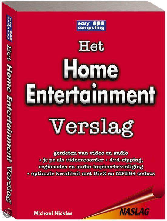 Cover van het boek 'Home entertainment'