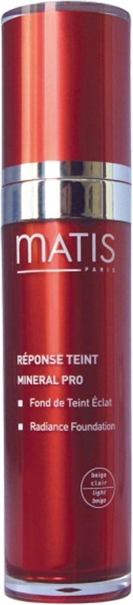 Matis Reponse Teint Mineral Pro Radiance Foundation - Faceprimer - 30 ml - Brown Beige