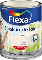 Flexa Strak In De Lak Hoogglans - Ivoorwit - 0,25 liter
