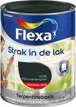 Flexa Strak In De Lak Hoogglans 1036 Monumentengroen 0,75 L