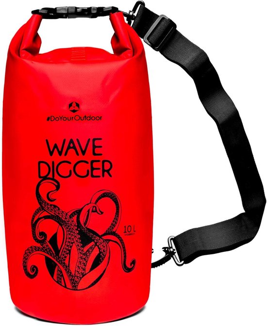naar voren gebracht interieur concept DoYourOutdoor - Dry bag - »Krake« - waterdichte tas - Maat : 10L - rood |  bol.com