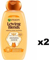 GARNIER Loving Blends - Herstellende Shampoo Met Bijenbalsem & Royal Jelly - 2 x 300 ml