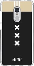 Xiaomi Redmi 5 Hoesje Transparant TPU Case - AFC Ajax Uitshirt 2018-2019 #ffffff